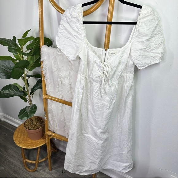 Wilfred White Linen Dress sz 8 - Picture 3 of 8